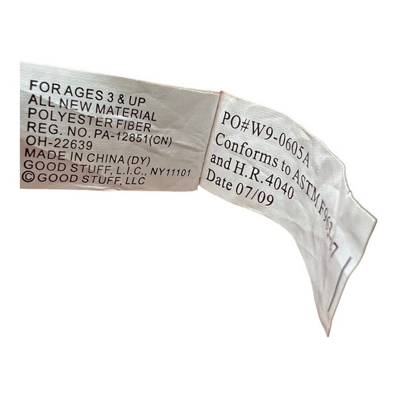 Goodstuff Halloween Teddy‎ Bear Bat Plush Orange Black Soft Stuffed Animal 2009 - Picture 5 of 5